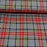 Tissu écossais à carreaux, tissu tartan, Col rouge/gris,