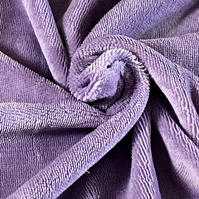 Tissu micro éponge de bambou, Lilas clair, 50cm, Tissu Domotex