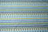 Tissu coton imprimé pour enfants, tissu motifs aztèque, bleu