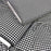 Tissu gabardine imprimé vichy à petits carreaux noir et blanc, 50cm