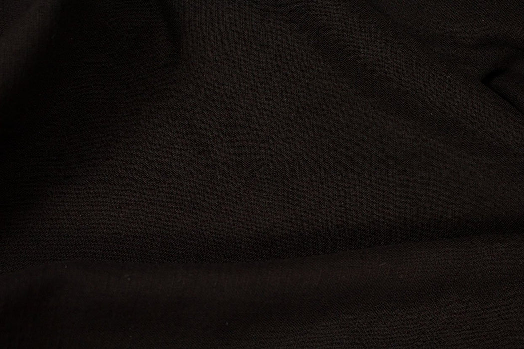 Tissu coton noir, Tissu fin et léger, fabrication française