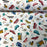 Tissu coton veicoli motifs voitures, tissu Domotex, 50cm