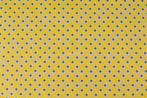 Tissu coton enduit jaune Chrystel G. Design