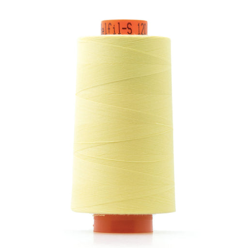 Bobine de fil polyester 5000m, cône surjeteuse jaune col 141, Belfil