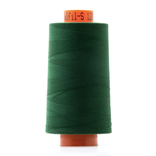 Bobine de fil polyester 5000m, cône surjeteuse vert col 216, Belfil
