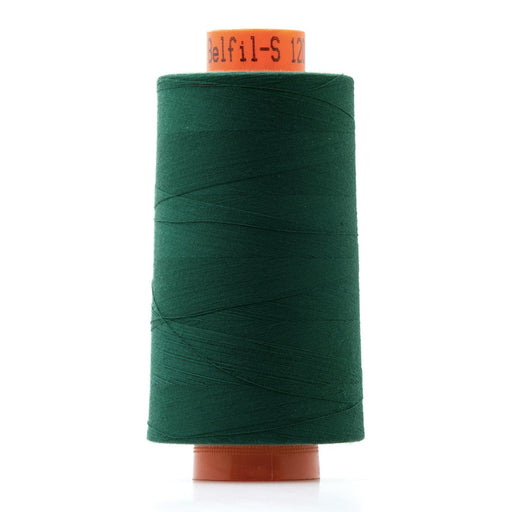 Bobine de fil polyester 5000m, cône surjeteuse vert col 757, Belfil