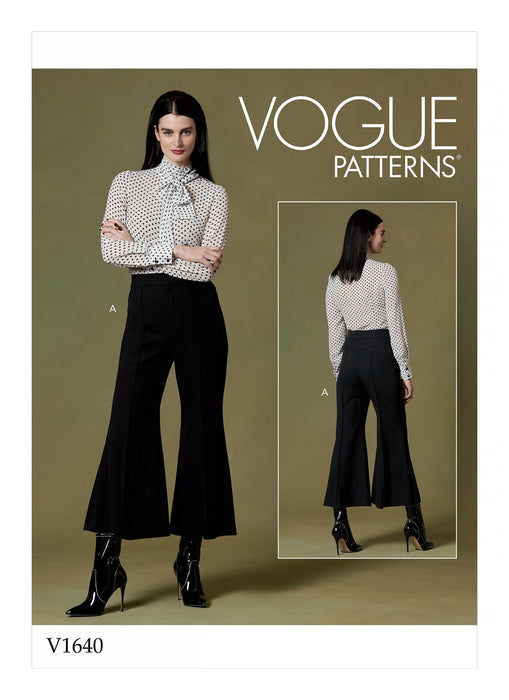 Patron couture pantalon, Vogue 1640
