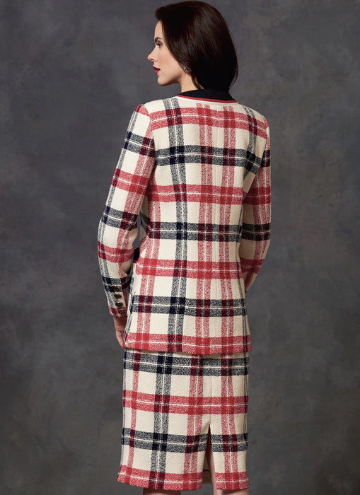 Patron couture veste, robe et jupe, Vogue 1643