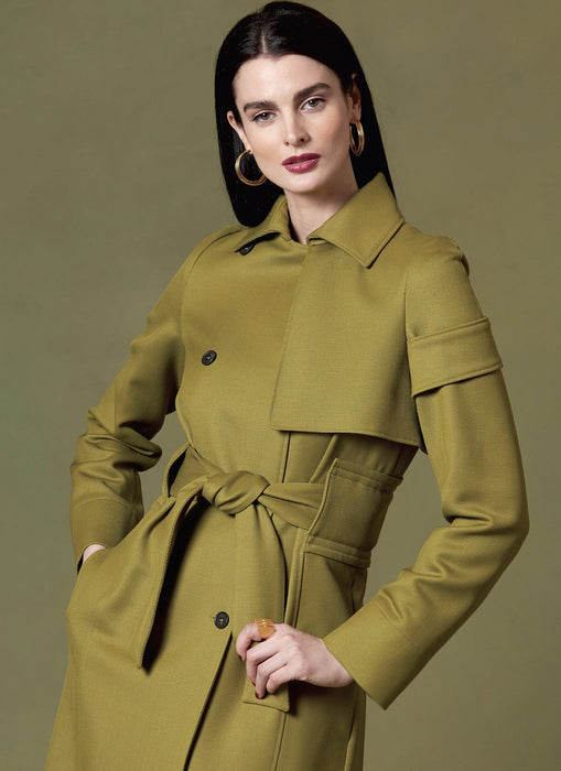 Veste trench femme asymétrique