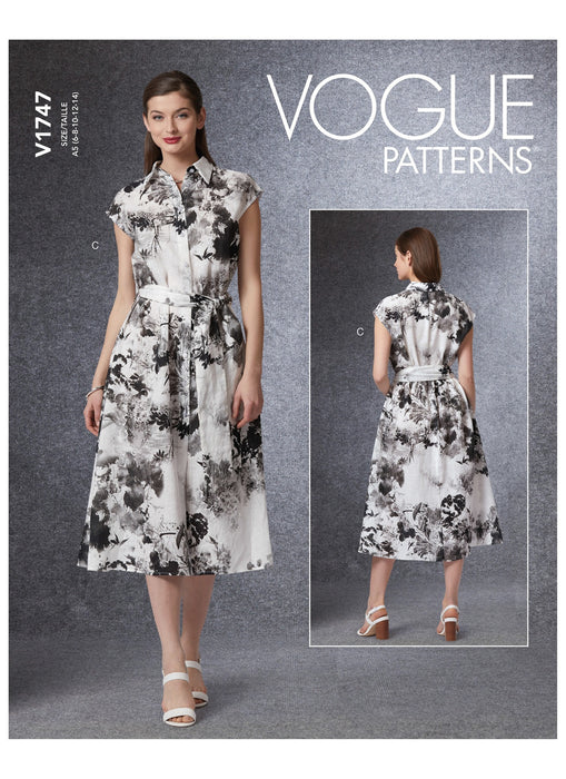 Vogue 1747, Patron robe chemisier