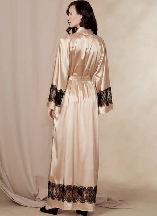 Patron couture femme, patron robe de chambre et pantalon Vogue 1834