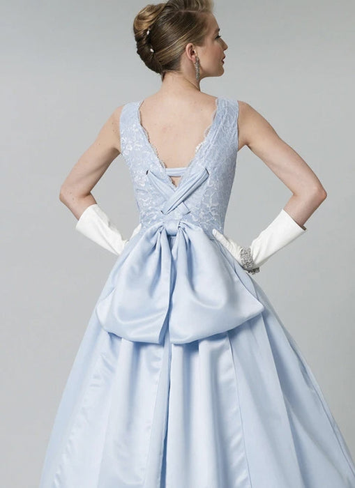 Patron de robe de mariée, robe années 50, déguisement historique, Vogue 8729