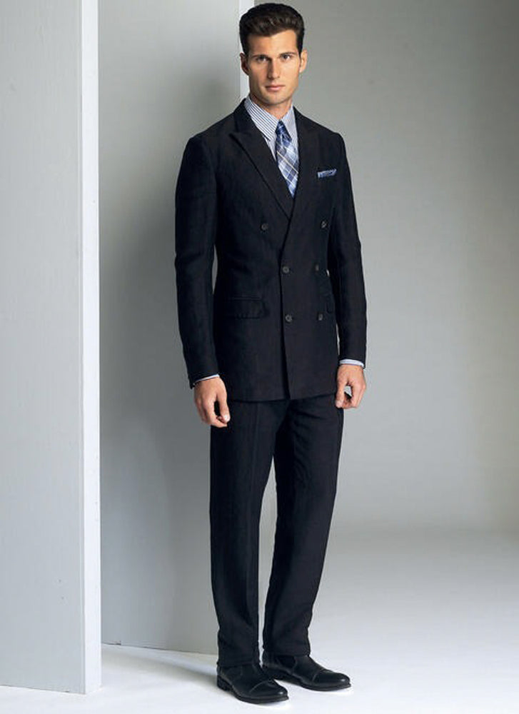 Patron couture homme, patron costume homme Vogue 8988