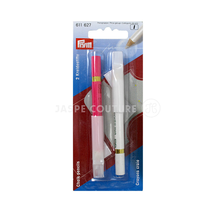 Crayons de marquage Prym 11cm Rose-Blanc