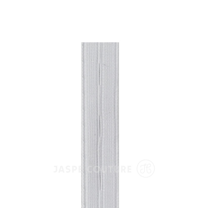 Elastique boutonnière blanc 20mm