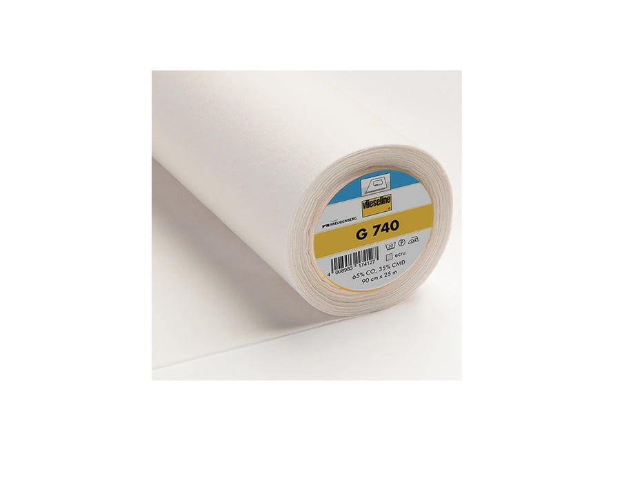 Vlieseline Entoilage thermocollant tissé G740 blanc cassé ou écru