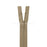 Zip Fermeture Eclair au mètre, Beige, maille nylon 3,8mm