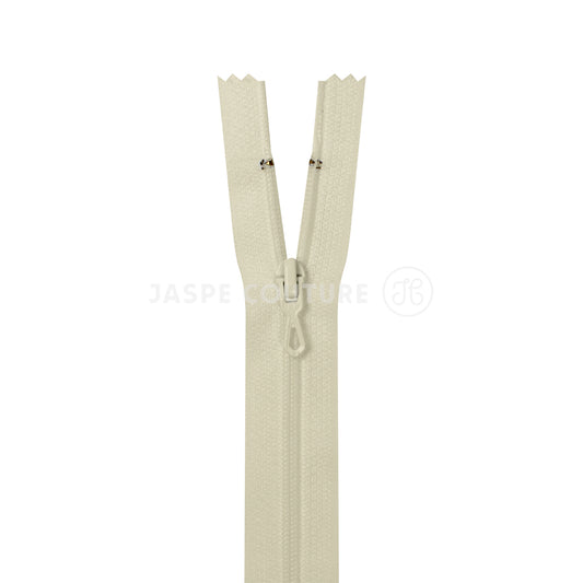 Fermeture eclair non separable lin