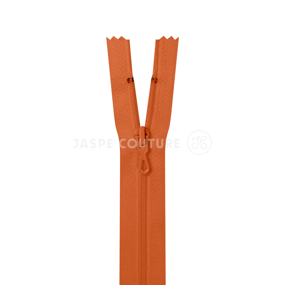 Fermeture eclair non separable capucine