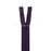 Fermeture éclair non séparable violet foncé