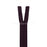 Fermeture eclair non separable prune