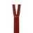 Fermeture eclair non separable brun caramel
