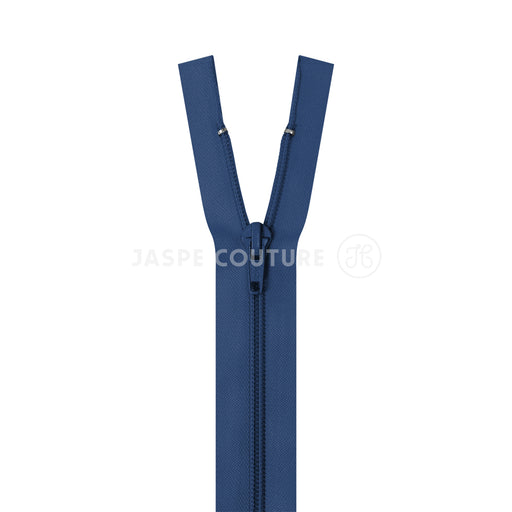 Fermeture eclair separable nylon bleu bugatti