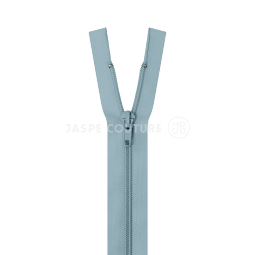 Fermeture eclair séparable nylon bleu layette 5mm