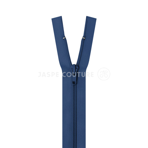 Fermeture éclair séparable nylon bleu bugatti 5mm