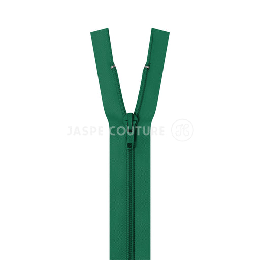 Fermeture éclair séparable nylon vert émeraude 5mm