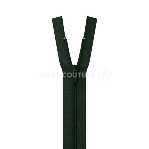 Fermeture eclair separable nylon vert lichen 5mm