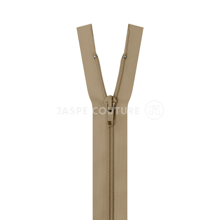 Fermeture eclair separable nylon beige antilope 5mm