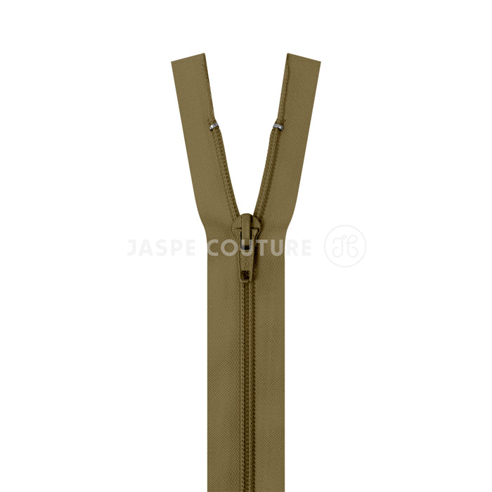 Fermeture eclair separable nylon beige moyen 5mm