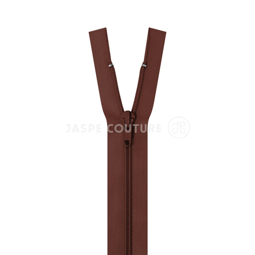 Fermeture eclair separable nylon marron moyen 5mm