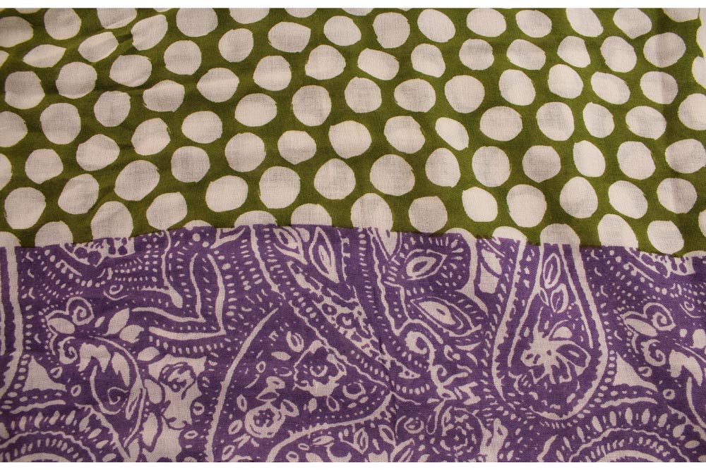 Foulard nuance violet