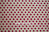 Tissu coton à pois rouge 50cm