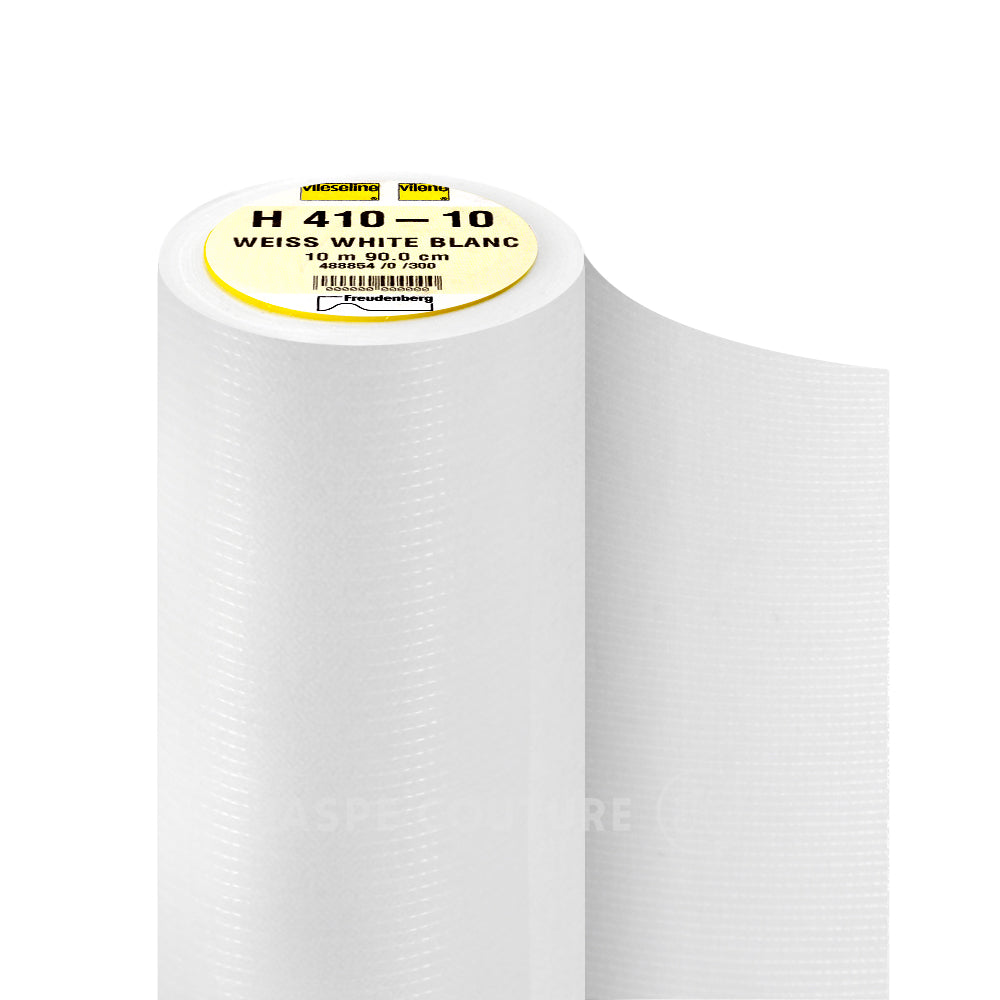 Entoilage thermocollant H410 blanc, Mercerie en ligne - Jaspe Couture